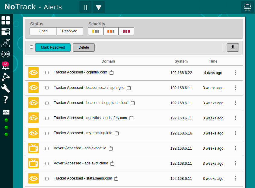 NoTrack Analytics